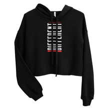 Load image into Gallery viewer, Travel Different Red Font-Crop Hoodie