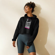 Load image into Gallery viewer, Travel Different Pink Font-Crop Hoodie